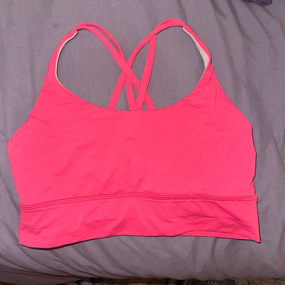 Lululemon Bright Pink Sports Bra